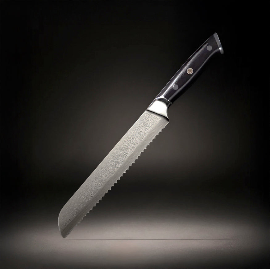 Damascus Bread Knife