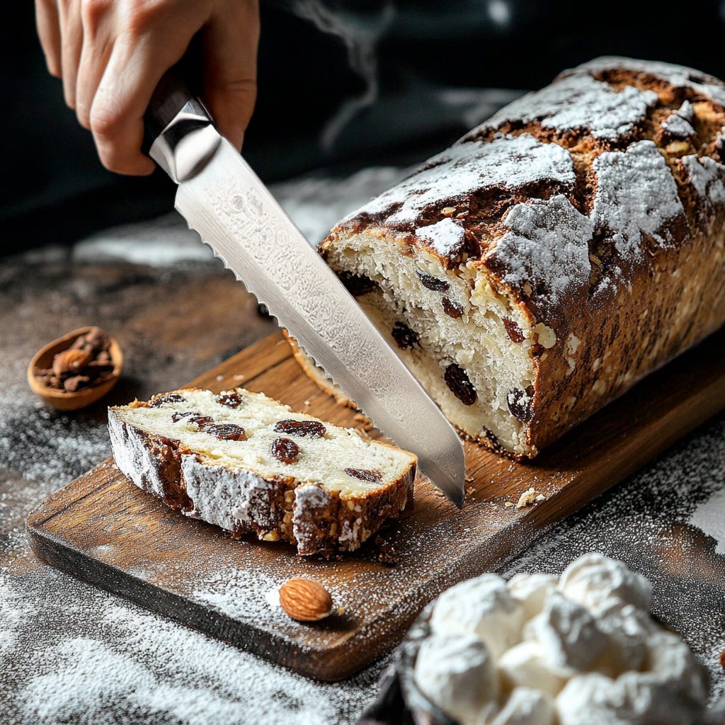 Damascus Bread Knife