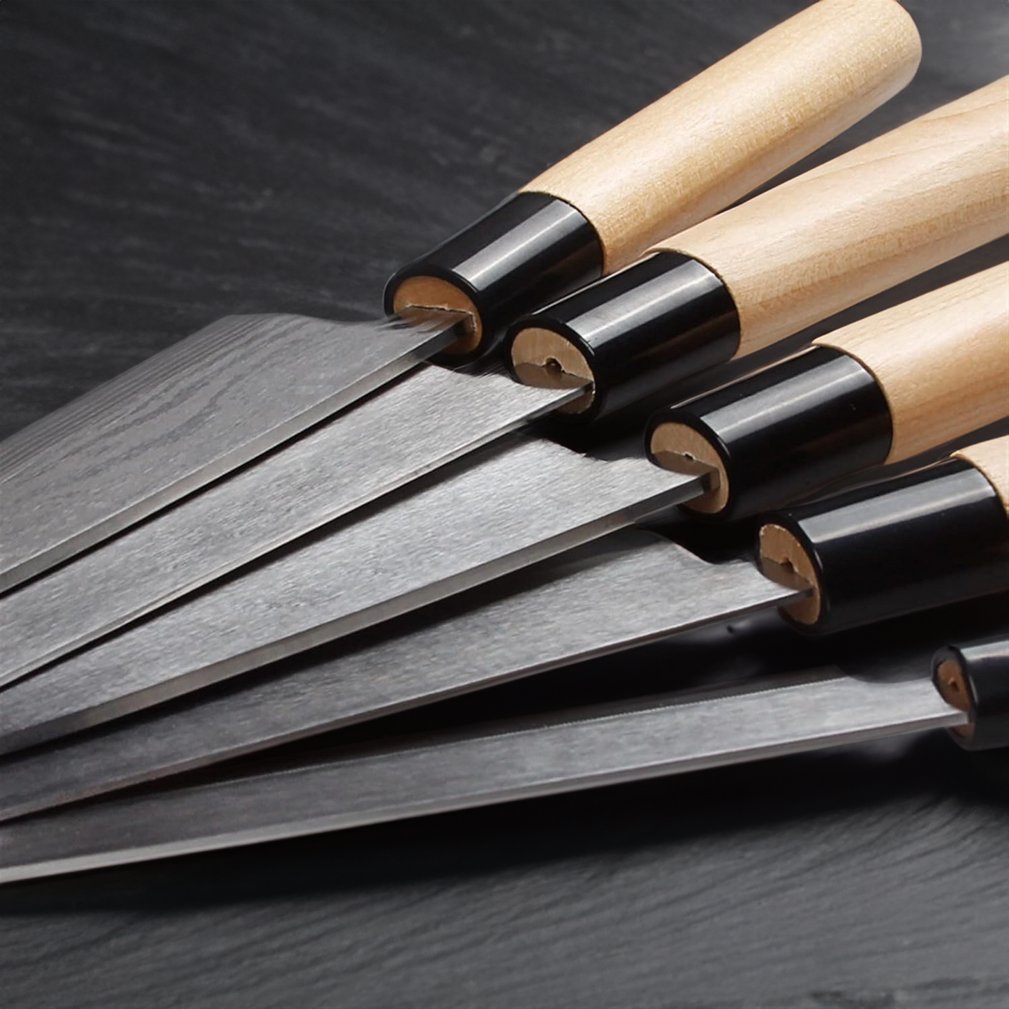 Traditional Japanese Kitchen Knife Set