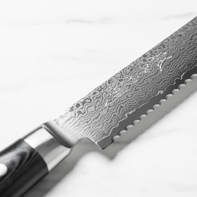 Damascus Bread Knife