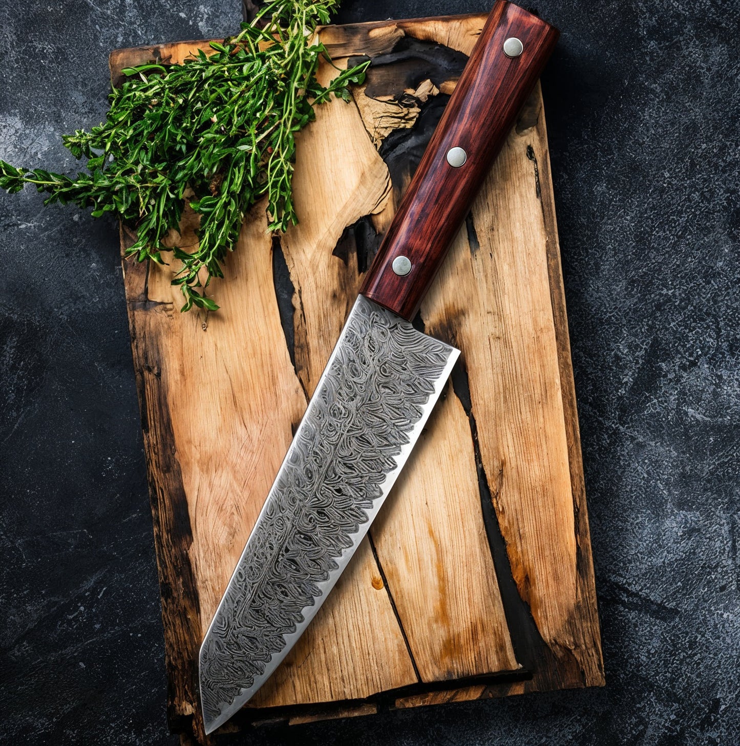 Masuta Pro Chef Santoku Knife