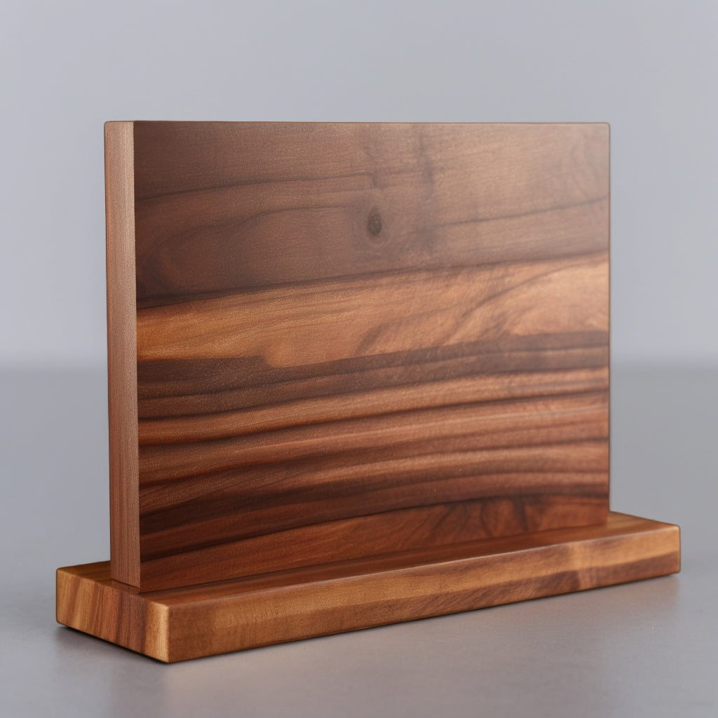 Ash Wood Magnetic Knife Holder Stand Block
