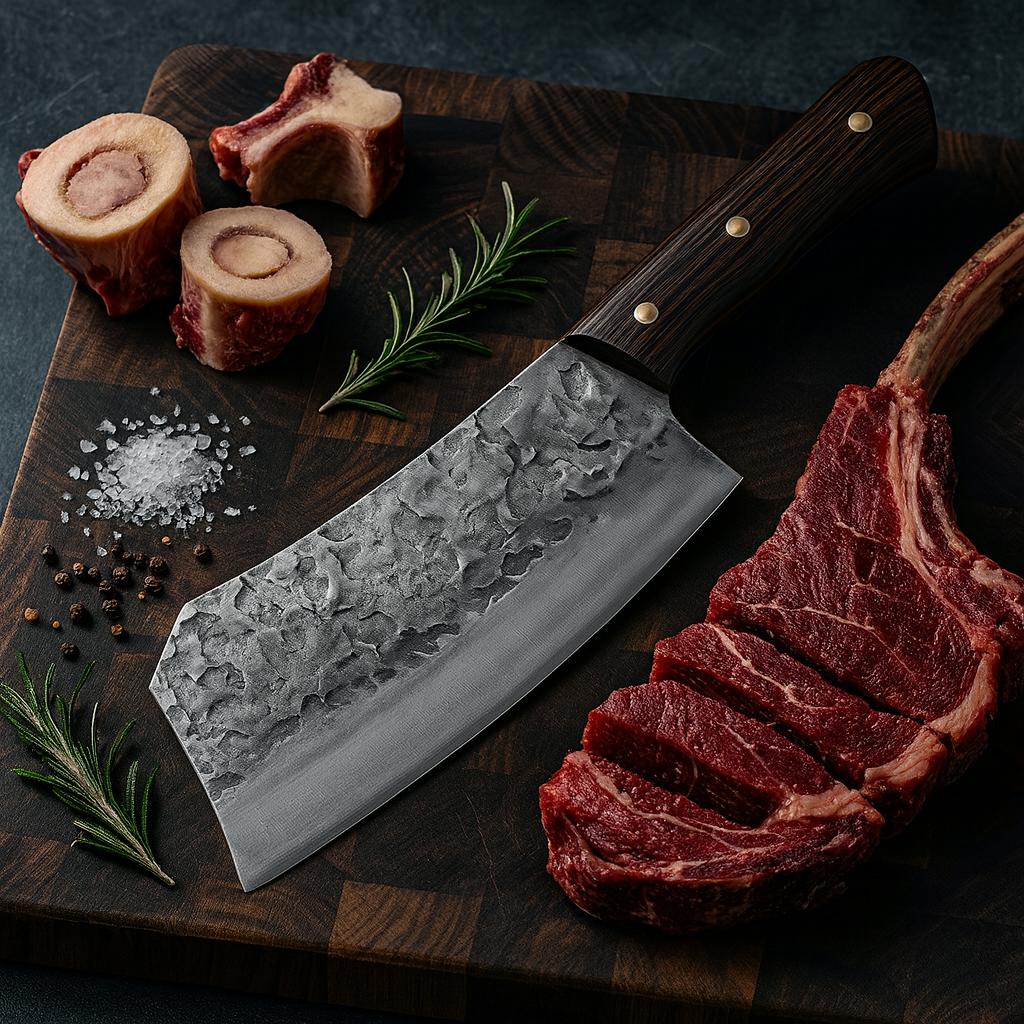 Hand Forged Meat Cleaver Knife