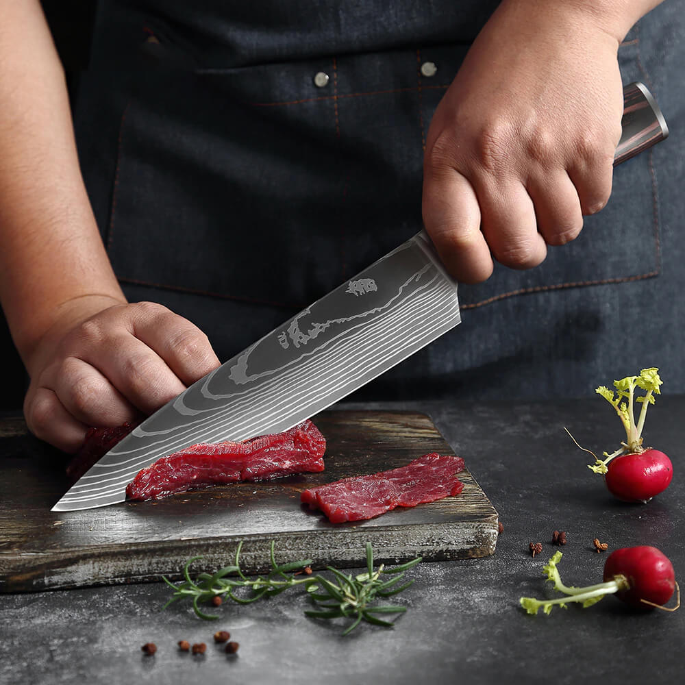 Masuta 8-Piece Chef Knife Set BLUE