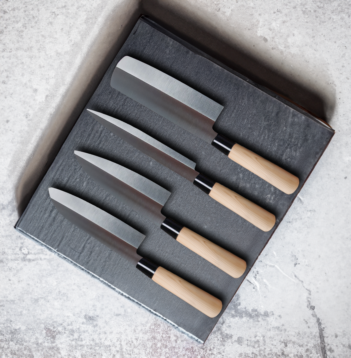 Traditional Japanese Kitchen Knife Set