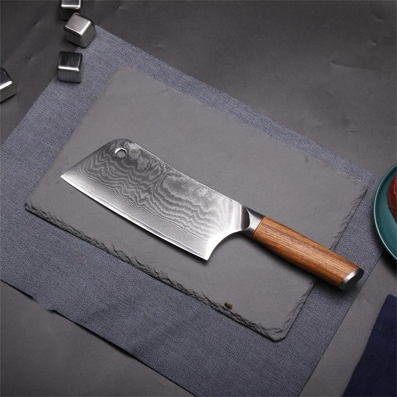 Damascus Pattern Kitchen Knives Set 4-Piece
