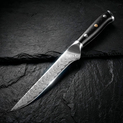 5-Piece Damascus Butterfly Pattern Chef Knife Set