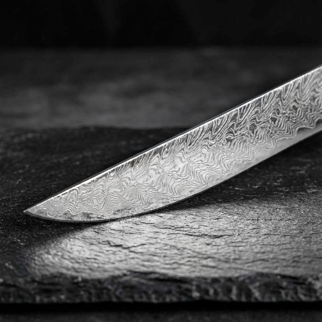 5-Piece Damascus Butterfly Pattern Chef Knife Set