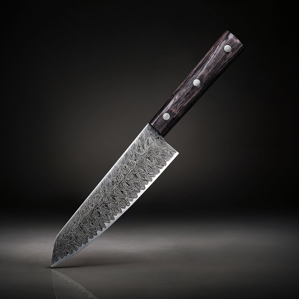 Pro Chef Santoku Knife (Brown)