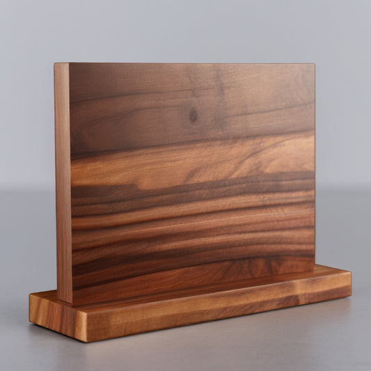 Ash Wood Magnetic Knife Holder Stand