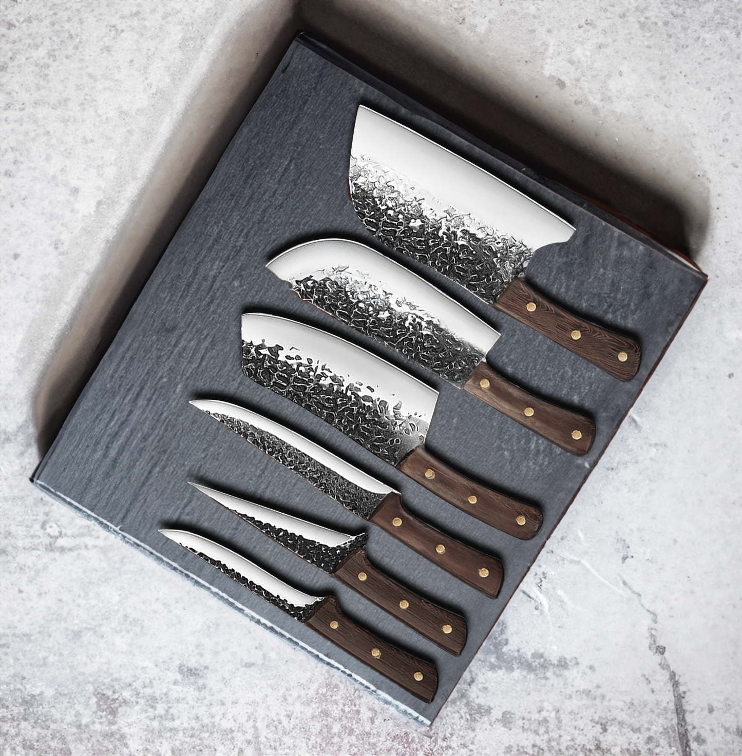 Butcher Knife Set  6 pcs