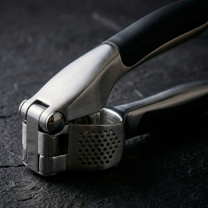 Thickened Stainless Steel Garlic Press with Ergonomic Handle