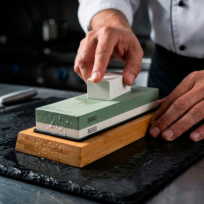 Dual Grit Knife Sharpening Whetstone Set