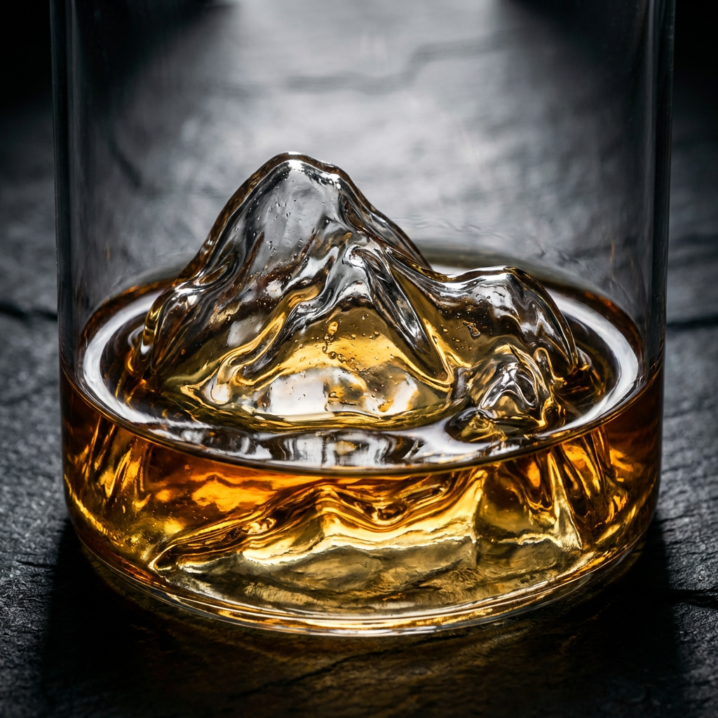 Yama Mountain Whiskey Liquor Glasses - Set of 4