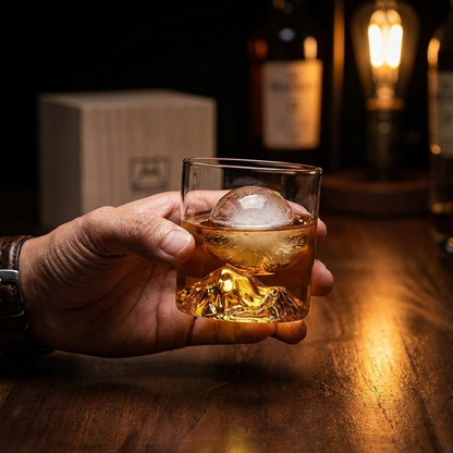 Yama Mountain Whiskey Liquor Glasses - Set of 4