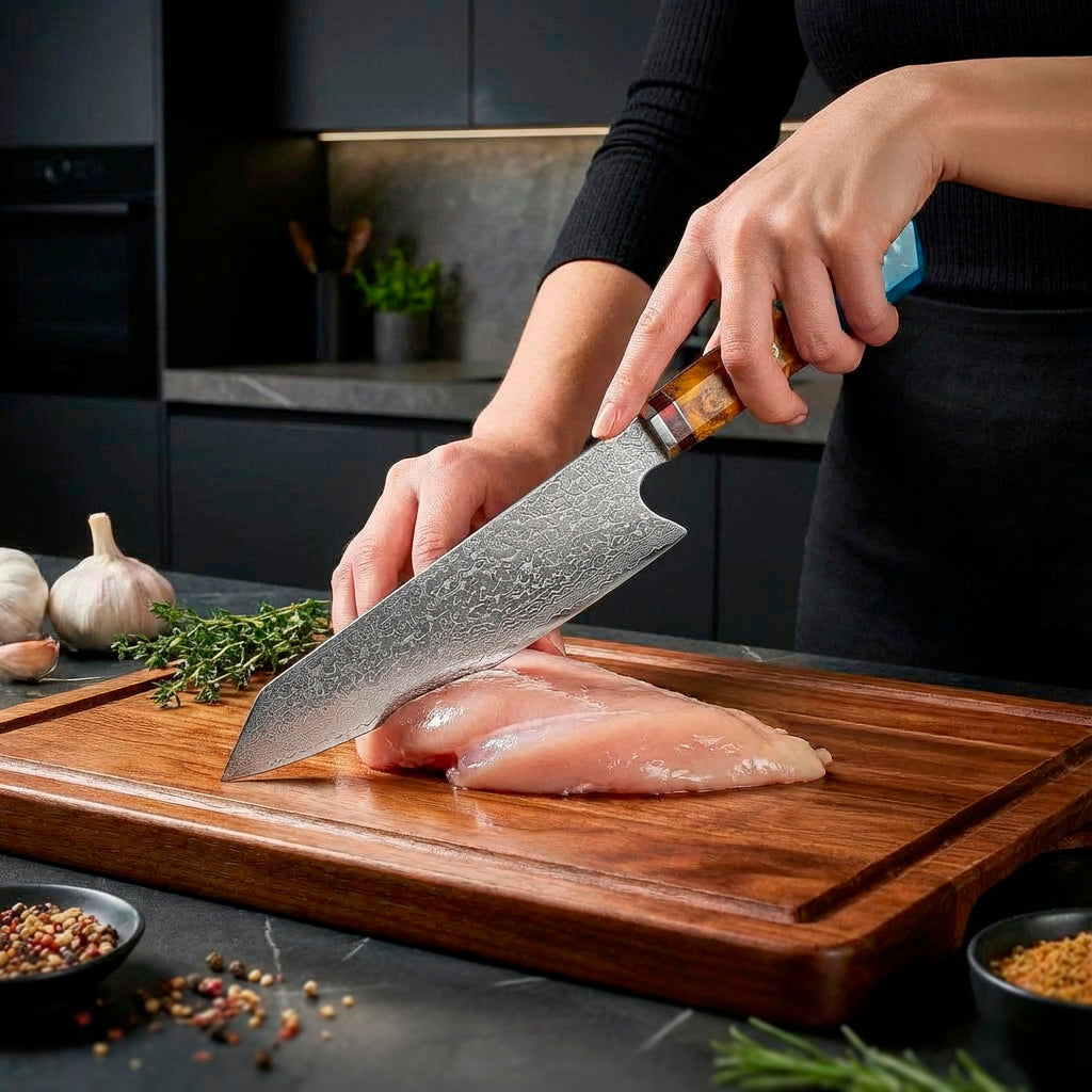 Damascus Santoku Knife