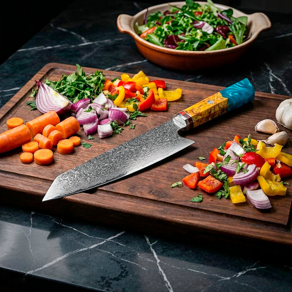 Damascus Santoku Knife