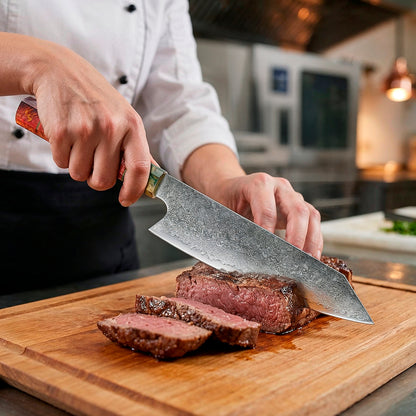 Damascus Santoku Knife