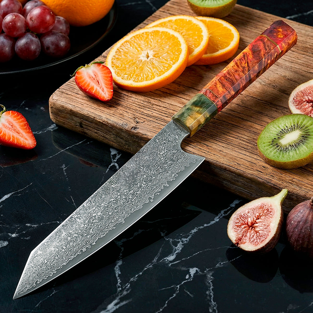 Damascus Santoku Knife