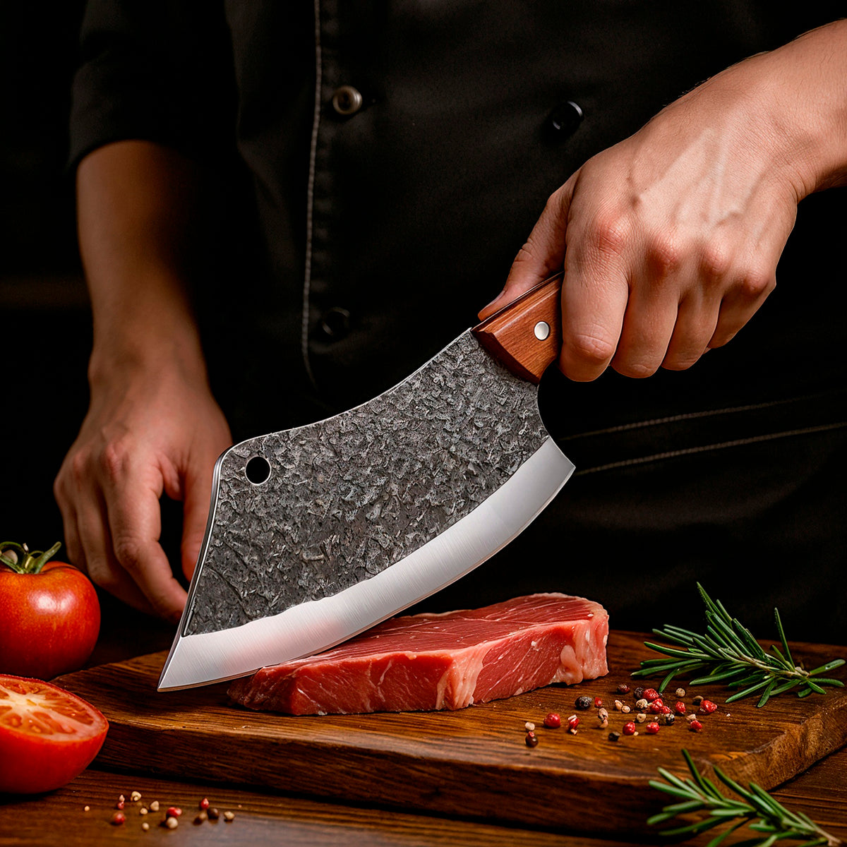 Hand Forged Meat Cleaver Knife