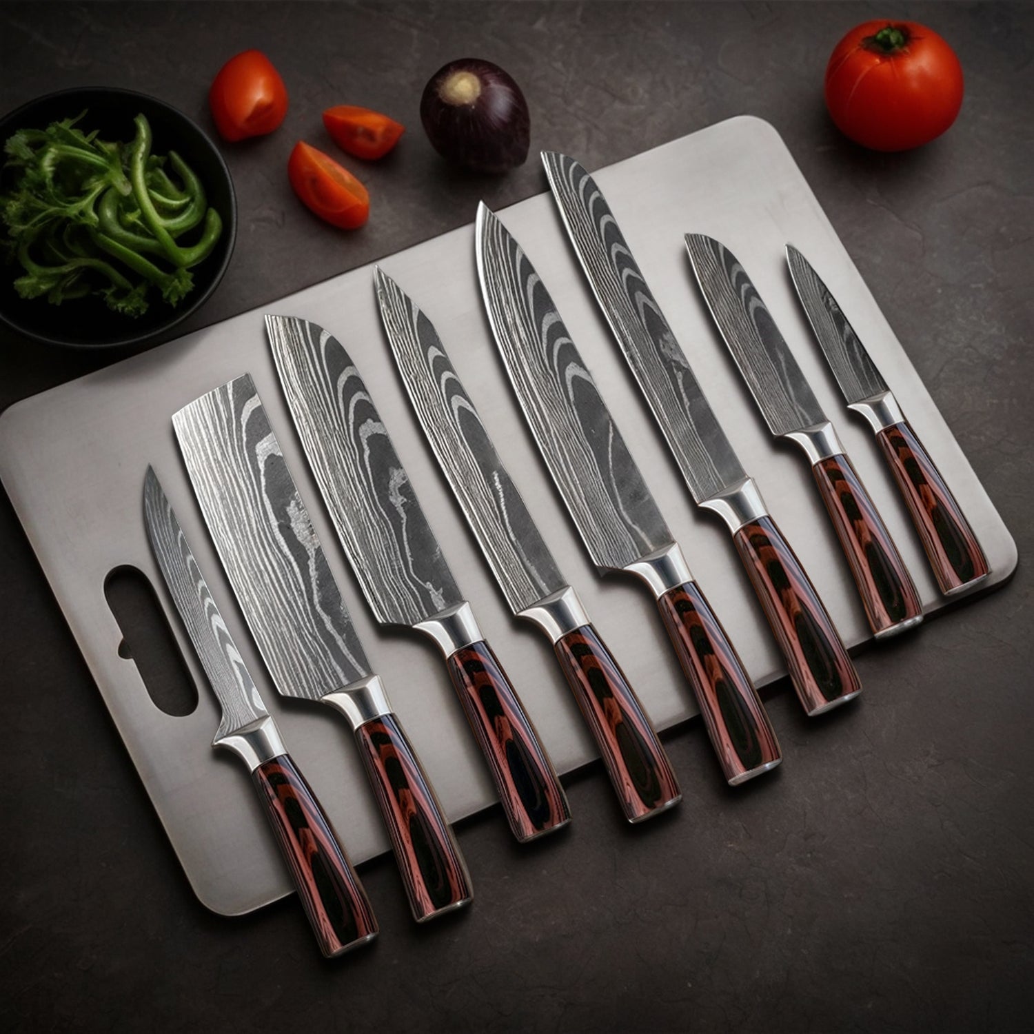 8-Piece Chef Knife Set