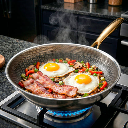 Hammered Titanium Skillet