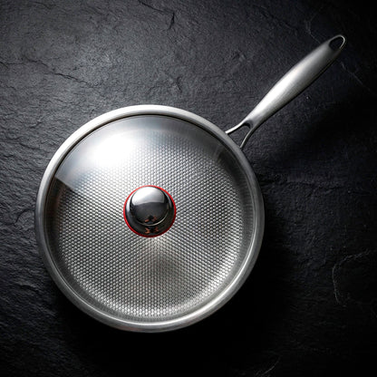 Titanium Flat-Bottom Sauté Pan