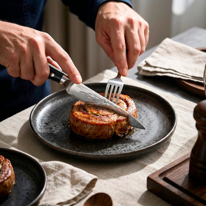 VG10 Damascus Steak Knife Set