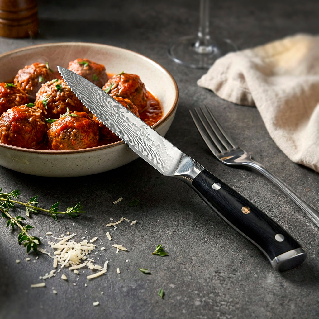 VG10 Damascus Steak Knife Set