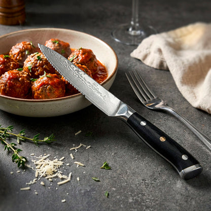 VG10 Damascus Steak Knife Set