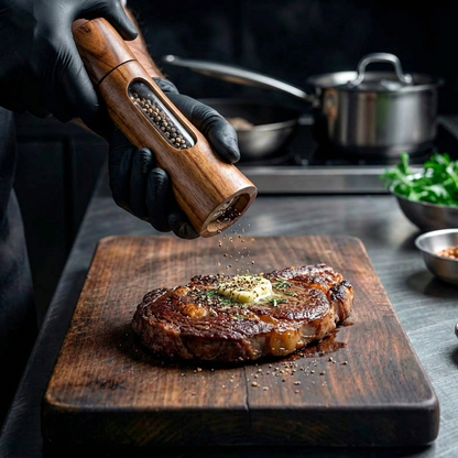 Acacia Wood Salt & Pepper Grinder