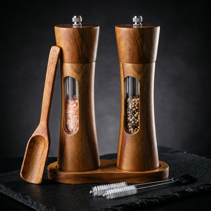Acacia Wood Salt & Pepper Grinder