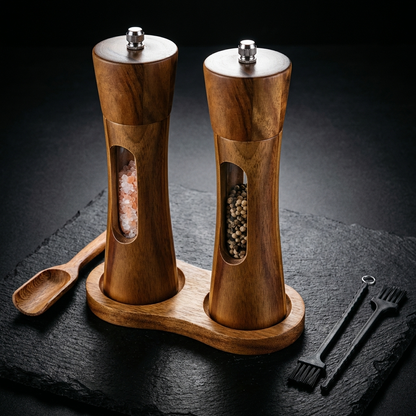 Acacia Wood Salt & Pepper Grinder